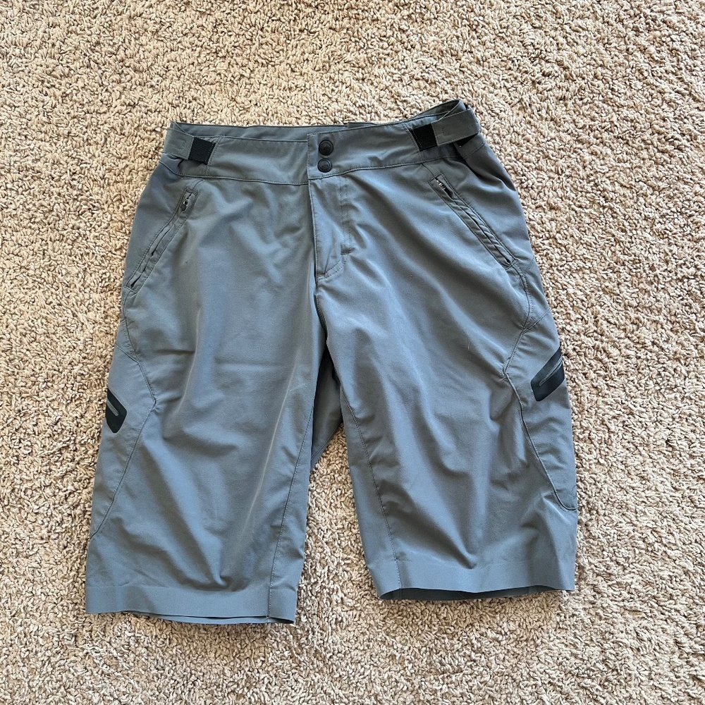 Zoic Women's Navaeh MTB Bike Shorts, Size Med, Gray